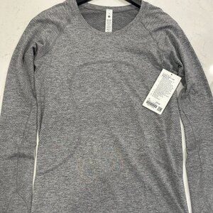 Size 10 Gray Swiftly Tech Long Sleeve